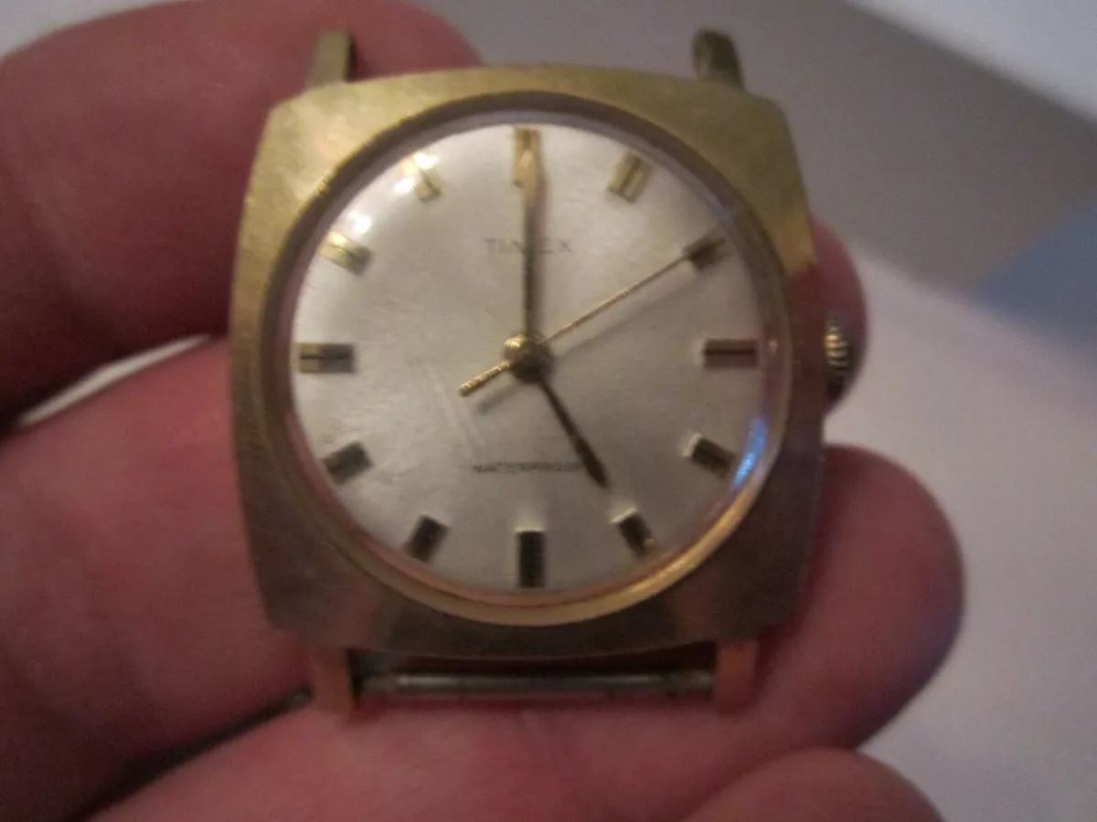 VINTAGE TIMEX WIND UP WATCH THICK CASE NO BAND BBA 28 eBay