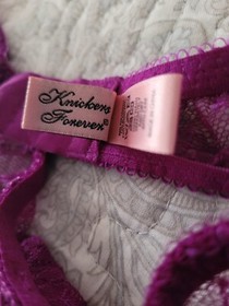 Agent Provocateur Knickers Love Orchid Suspender Garter Belt Size 3 NEW