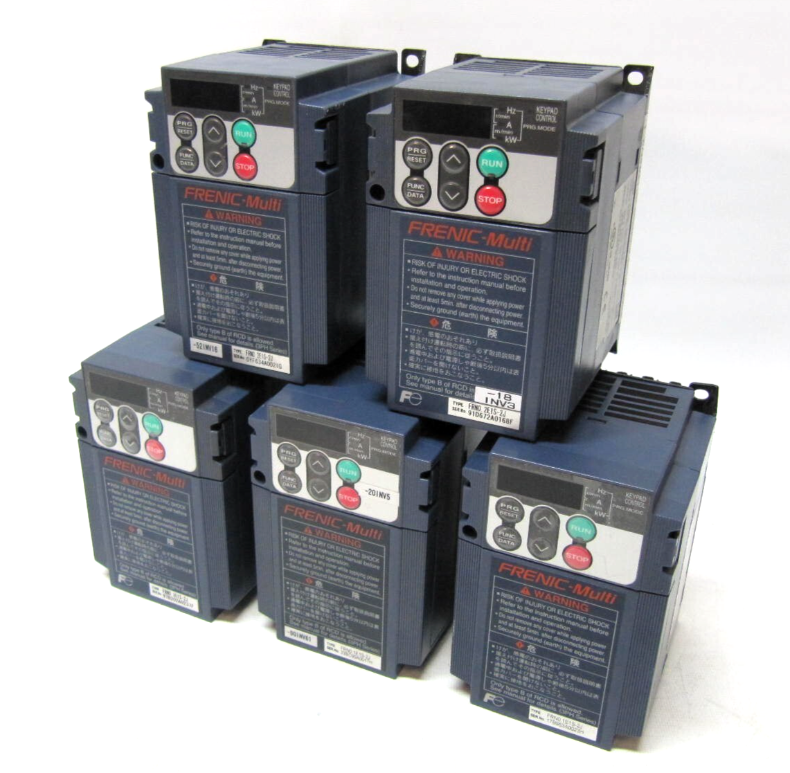 Fuji Electric FRENIC-MULTI Inverter AC Drive 200-240V FRN0.2E1S-2J