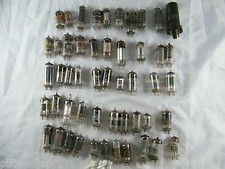 VINTAGE ~ LOT OF 50 ~ ELECTRONIC TUBES  ~ UNTESTED ~ SOME MISSING NUMBERS ~ AXC