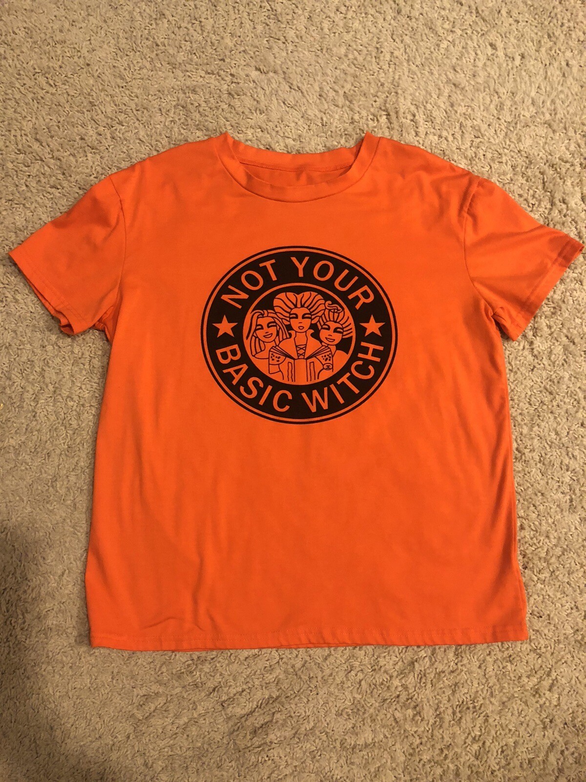 Not Your Basic Witch Sanderson Sisters orange t s… - image 1