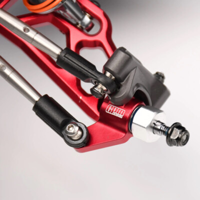 ランブリング7075 GPM Aluminum 7075 Alloy Front Steering Blocks Blue for 2WD