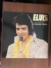 Elvis Presley A Canadian Tribute Translucent Gold Vinyl LP 1978 Excellent