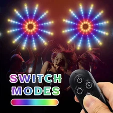 RGB IC LED Firework Starburst Light Wall Hanging Lights Christmas Wedding Decor
