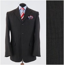 Mens Dark Brown Blazer 42R UK Size KINGFIELD Sport Coat Jacket