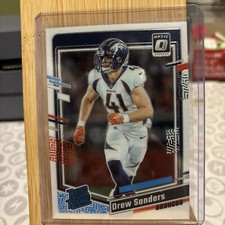 Drew Sanders 2023 Panini Donruss Optic #230 Rated Rookie RC Denver Broncos