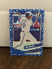 2023 Donruss Baseball Base Independence Day #220 Joe Carter - Toronto Blue Jays