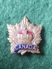 WW1 Canadian Regiment Sweetheart Badge.