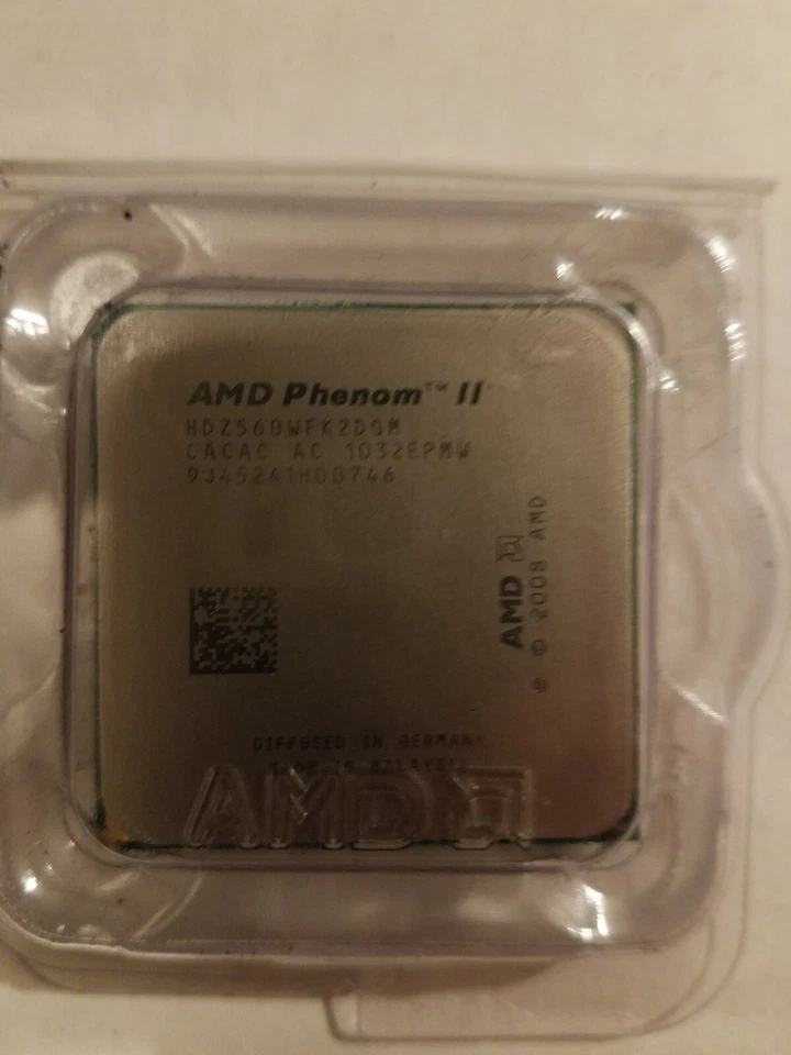 AMD Phenom ii X2 560  3.3 GHz 2 Core Socket AM3 AM2+ CPU HDZ560WFK2DGM - Image 4 of 4