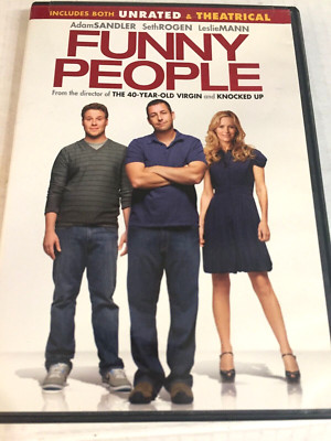Funny People Adan Sandler Leslie Mann DVD Ships Same  Day With Tracking