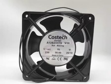 NEW Costech 12038 A12B23HTS W00 230V 20/18W Communication 12CM cooling fan