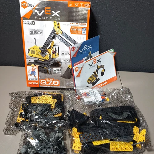 HEXBUG VEX ROBOTICS EXCAVATOR CONSTRUCTION KIT Building STEM STARTER Engineering