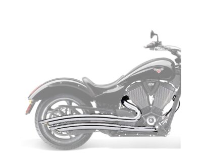 Victory Stage 1 X-Bow Exhaust System Chrome 2878998-156 OEM