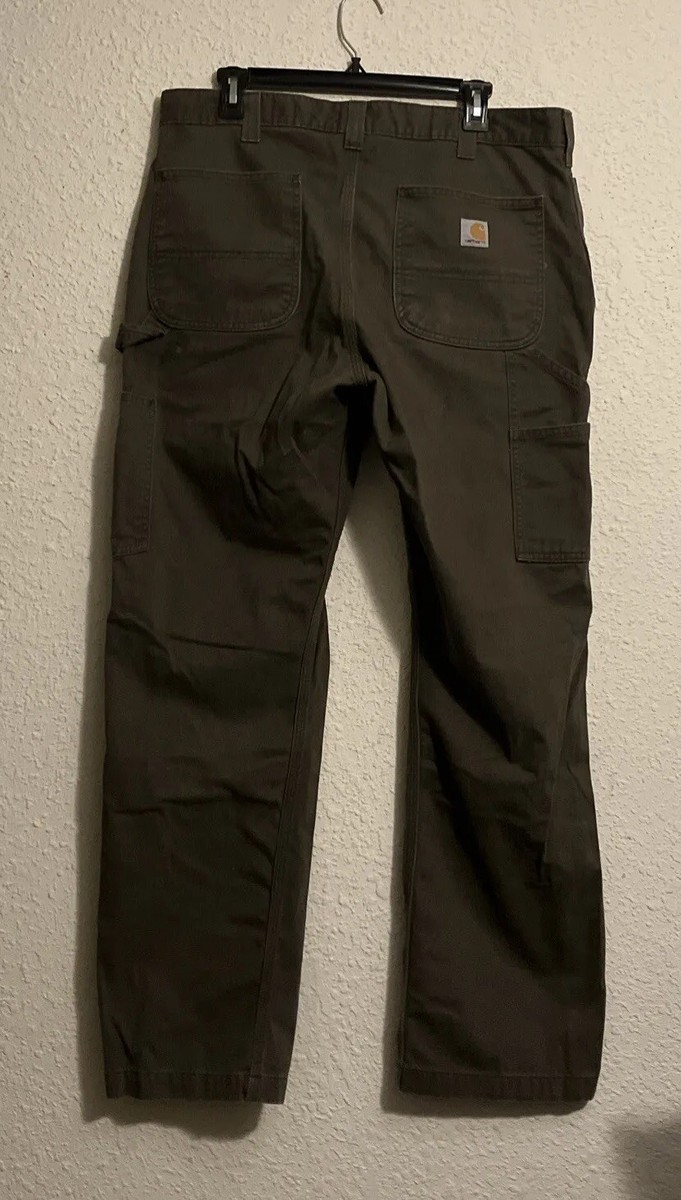 Vintage Carhartt Carpenter Work Pants B324DFE 36x32 - Light Brown