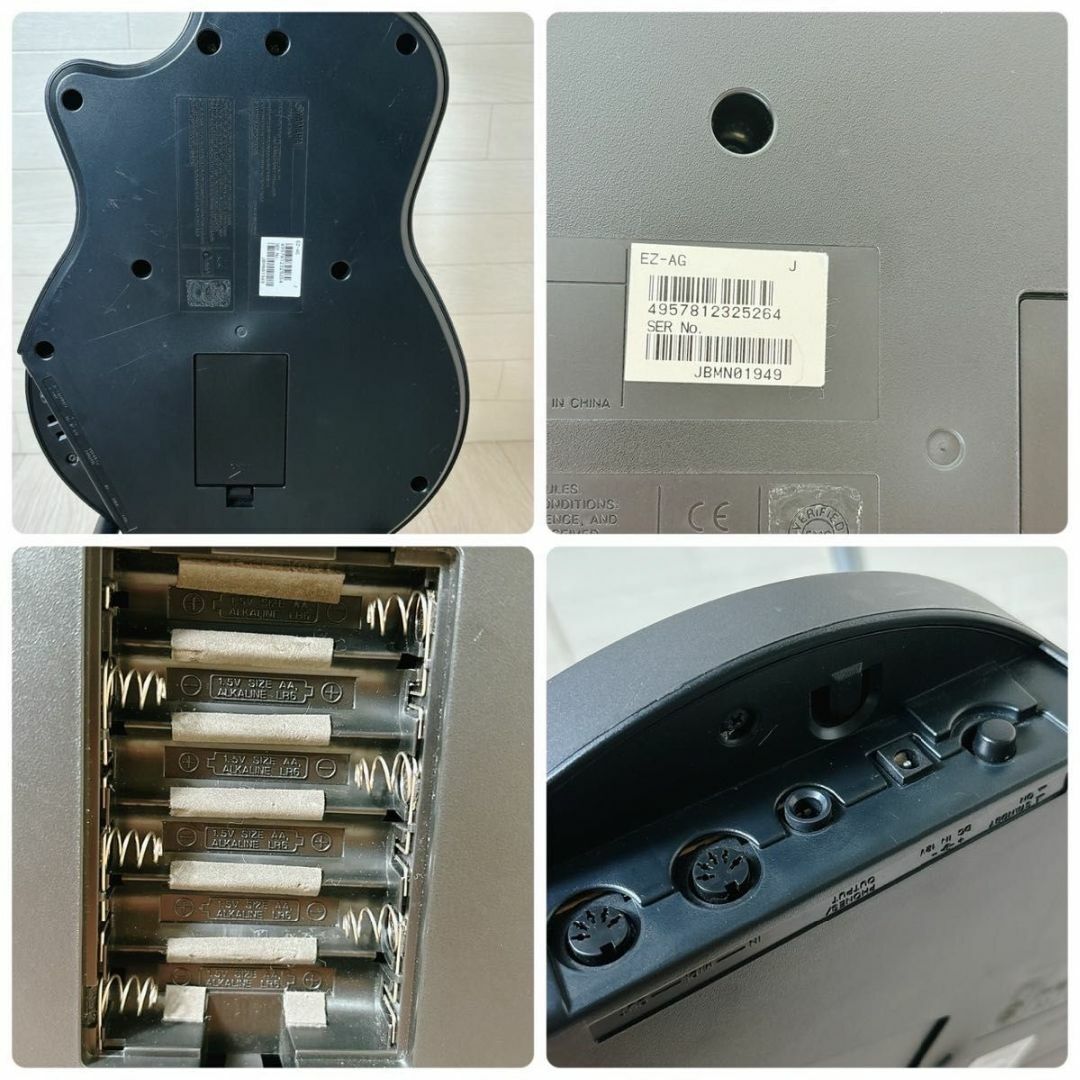 Acoustic Electronic Guitar Yamaha EZ-AG Headless Black with Acoustic Electronic Guitar Yamaha EZ-AG Headless Black with