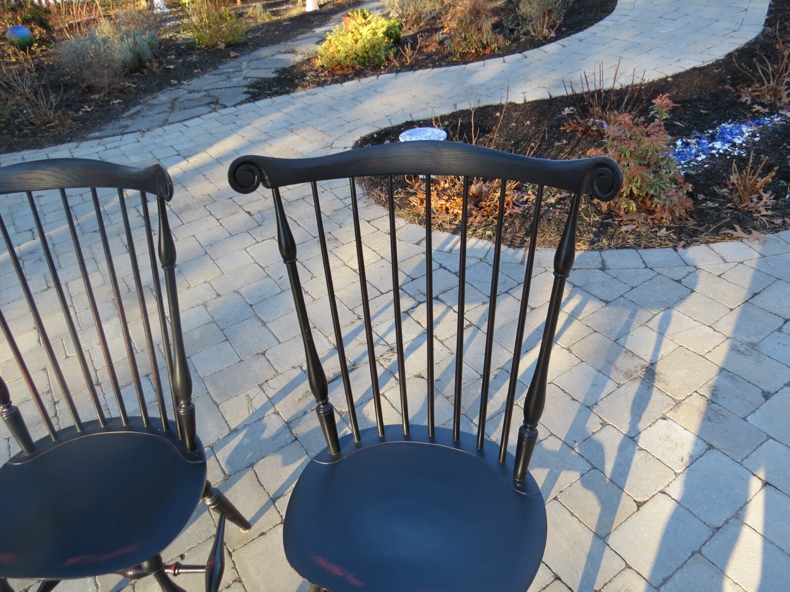 Pair Warren Chair Works Fan back Windsor Chairs eBay