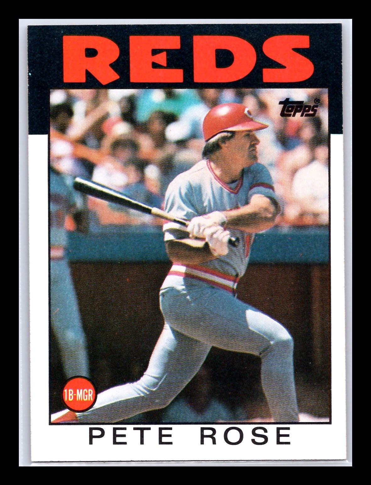 Pete Rose 1986 Topps (MLB All Time Hits Leader) 1 eBay
