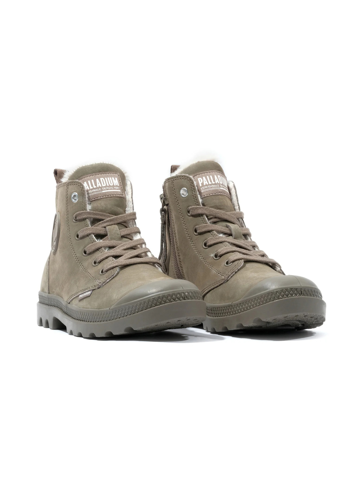 Зимние ботильоны PALLADIUM Damen Pampa на молнии WL Stiefelette warm 95982 Grn 25090₽