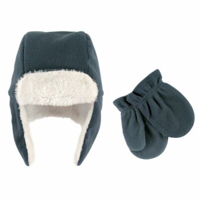 Ensemble Chapeau Et Mitaines Trappeur Dinosaure Polaire Baby Gap - Taille 0-6 Mois Garçon - Neuf Avec étiquettes
