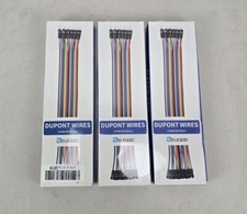 3x Elegoo 120pc Dupont Wire Breadboard Jumper Set for Arduino
