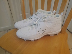 white mike trout cleats