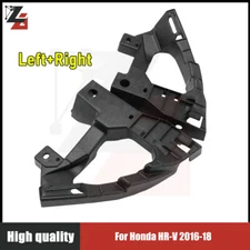 Set of 2 Bumper Headlamp Support Bracket Front Beam Mount For Honda HR-V 2016-18