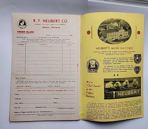 Vintage 1945 Neubert's Neubert Poultry Supply Catalog - Fifty Second Annual - Picture 8 of 9