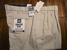 NOS Dockers Signature Khaki 40x29 Cotton Stretch Classic Fit Flex Shirt Gripper