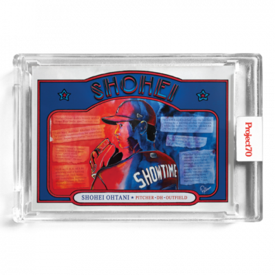 2021 TOPPS PROJECT 70 CARD #362 SHOHEI OHTANI - BY BRITTNEY PALMER