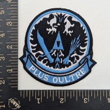 Vintage USAF Air Force 15th Cadet Squadron Jacket Patch Plus Oultre US Military