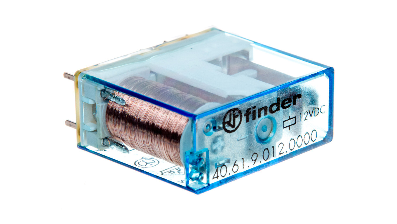 Miniature relay 1P 16A 12V DC AgCdO 40.61.9.012.0000 /T2UK