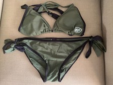 NY JETS - Team NFL Apparel Women's Green and Black Bikini - Size M