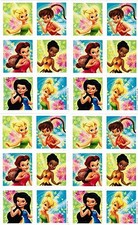 4 Sheets Disney Fairies Fairy Tinkerbell Scrapbook Stickers
