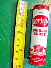 HERB -OX BOUILLON CUBES   ROUND    3/4 OZ TIN ADD  ZEST &  FLAVOR  SOUPS ET AL