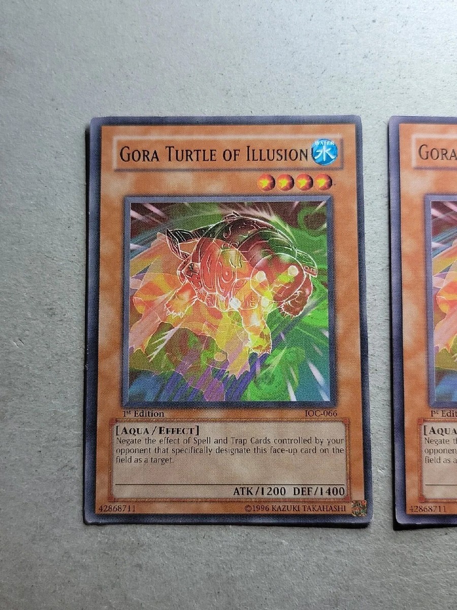 3x Gora Turtle of Illusion - IOC-066 - 1st Edition - YuGiOh-LP | eBay