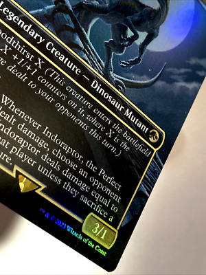 MTG Indoraptor, the Perfect Hybrid FOIL Universes Beyond: Jurassic World 15  NM