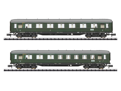 Minitrix 18287 - Personenwagen Set 2 Schnellzugwagen-Set D 96 DB Ep.III 2-teilig