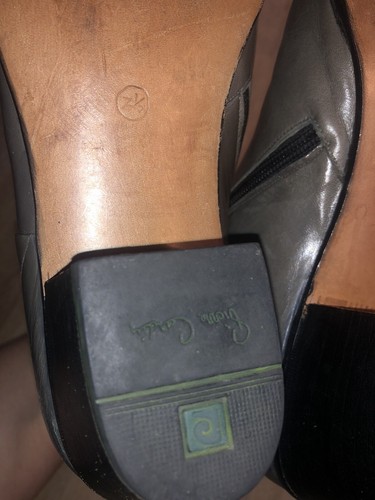Pierre Cardin Mujer Gris Tobillo Cuero Botines Moda Talla 7.5 - Imagen 11 de 12