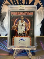 2024-25 Panini One and One Evan Mobley Presenting Autograph #PS-MOB /49