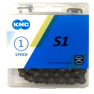 KMC Fahrrad Kette S1 Wide 1-Fach 112 Glieder BMX Mahnrad Singlespeed 1/2 x 1/8