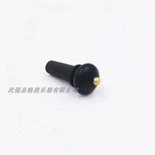 10pcs Black Ebony 4/4 violin Endpins with copper dot decorate