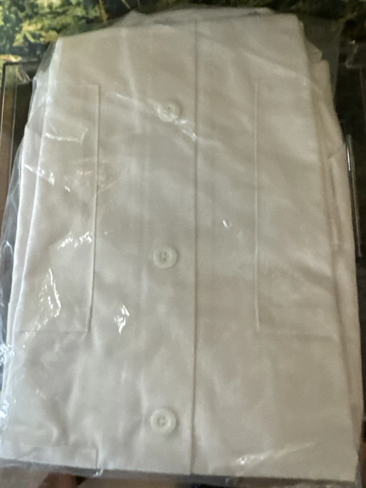 NEW Meta Unisex Labcoat XXL White 40” With More Pockets Size 2XL Style 6116 - Image 3 of 4