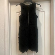 ASTR The Label Lace Dress Midi Black Eyelet Cut Out Sleeveless Size Small