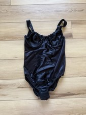 Vintage Vanity Fair Shapewear Bodysuit 34B Black