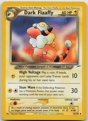 Dark Flaaffy 34/105 Neo Destiny Uncommon Pokemon Card