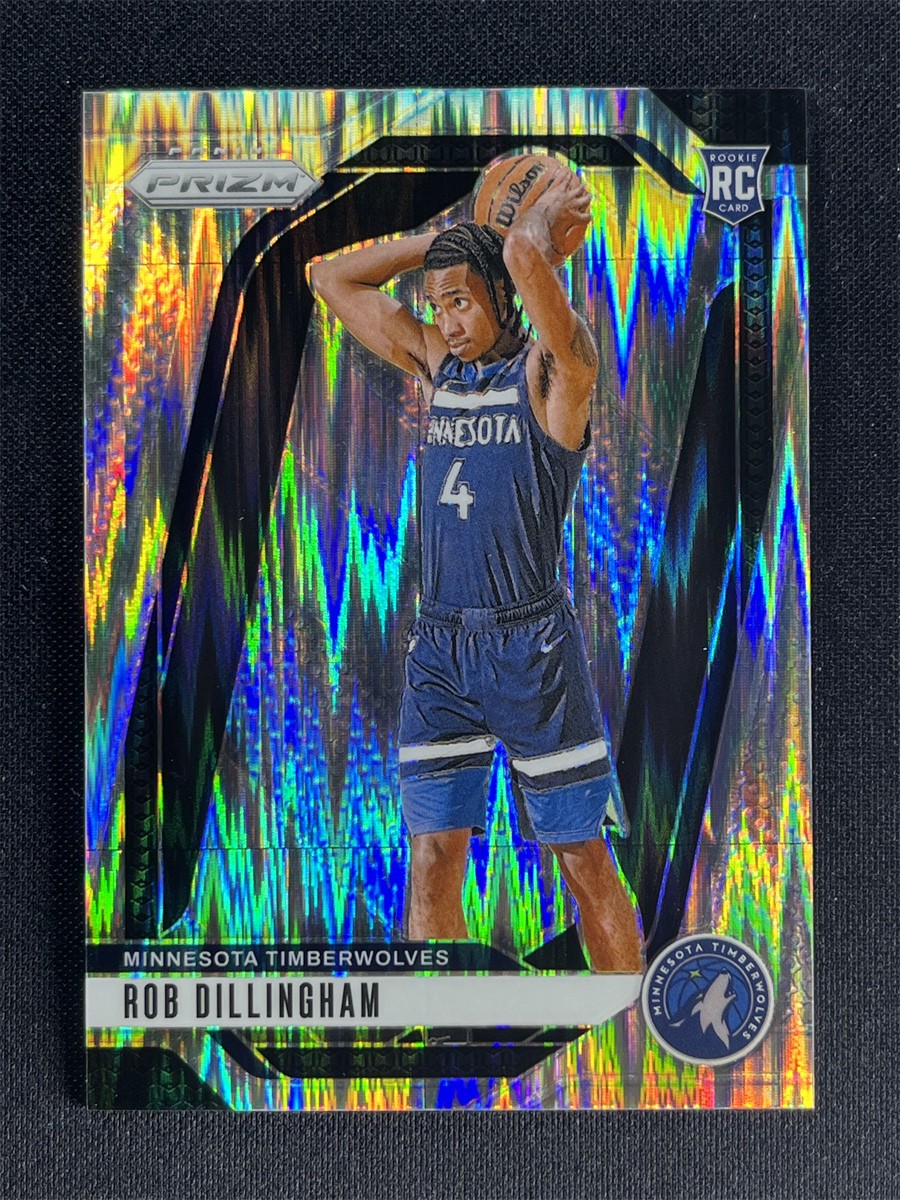 2024-25 Panini Prizm Basketball Rob Dillingham #250 Skewed Prizm Rookie RC /249