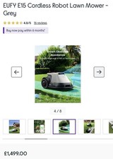 EUFY E15 Cordless Robot Lawn Mower - Grey