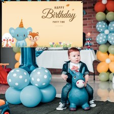 Reusable White Polyester Backdrop Banner for Business and School Events
