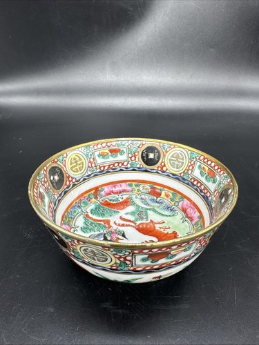 Vtg P.C.T. Japanese Porcelain Rice Bowl 4.5" Dragon Hand Decorated Hong Kong - Bild 7 von 11