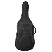 Black Cello Case 4/4 Full Size Waterproof Nylon with Straps